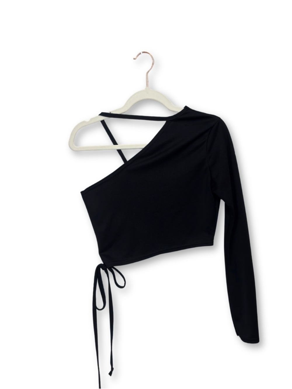 Boohoo asymmetrical one shoulder top